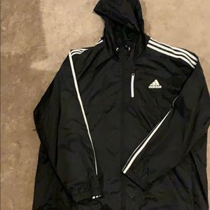 Adidas full zip wind breaker